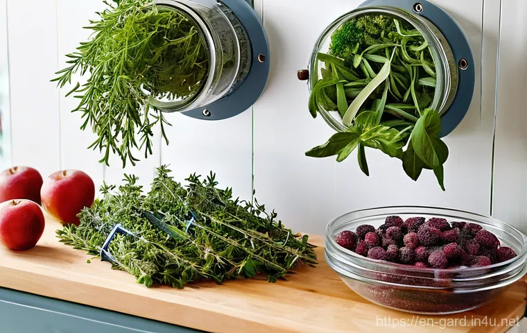 텃밭 수확물 보관 및 저장법 - **The Art of Home Canning: Abundance and Tradition**
    An inviting, rustic pantry or kitchen corne...