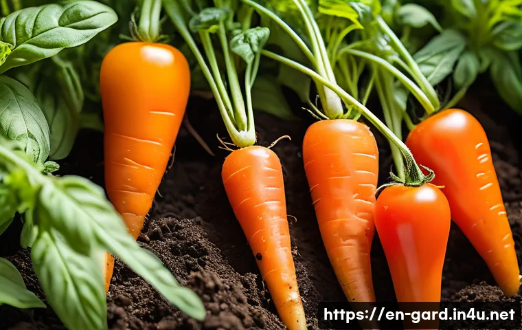 텃밭 작물별 최적 배치법 - A vibrant garden scene showcasing companion planting: ripe red tomatoes growing alongside lush green...